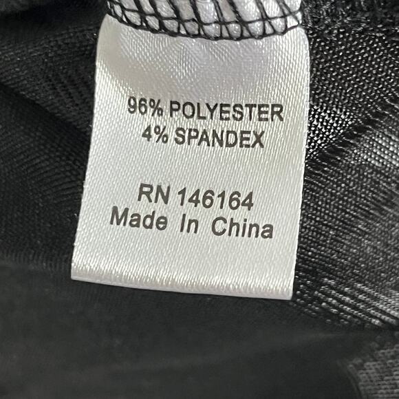 Carine Black Asymmetrical Hem Slip Over Tunic Top 3/4 Sleeve Size Small - Picture 5 of 5